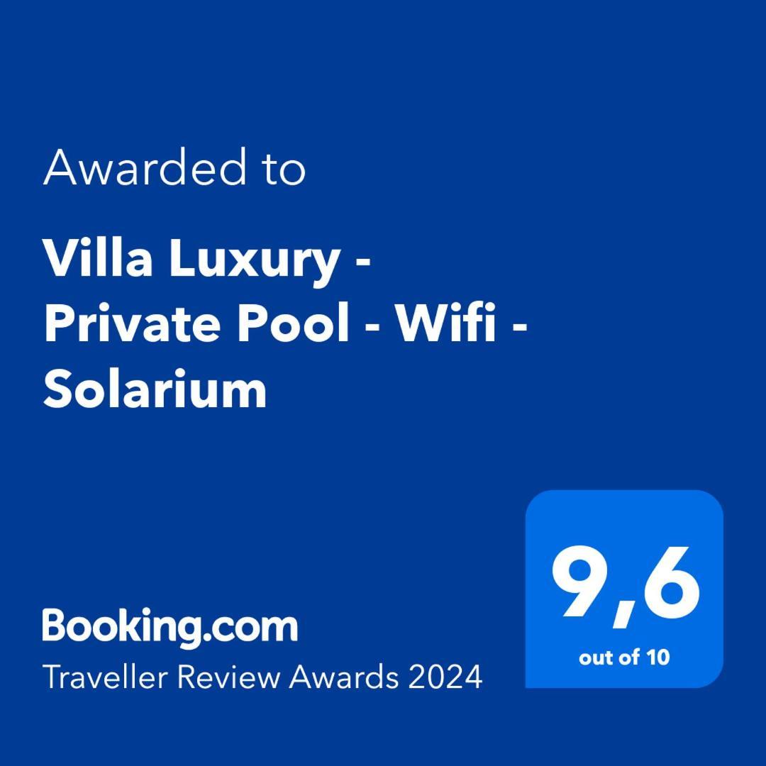 Villa Luxury - Private Pool - Wifi - Solarium Alicante Bagian luar foto